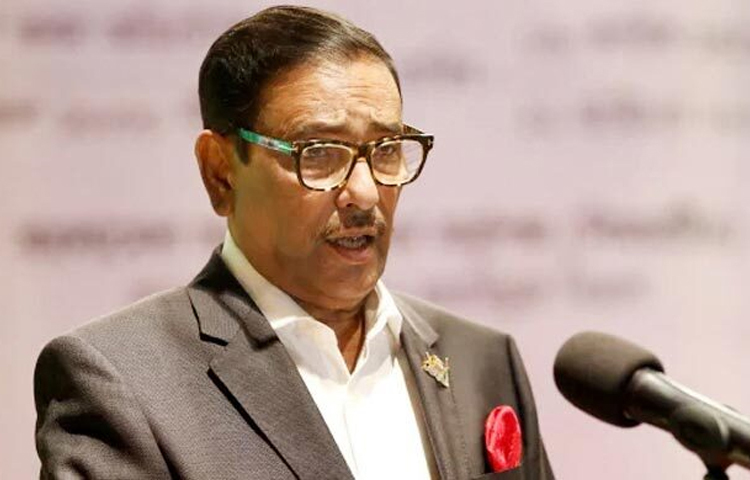 মানুষের নিরাপত্তা নিয়ে কোনো সংকট নেই বলে জানিয়েছেন আওয়ামী লীগের সাধারণ সম্পাদক এবং সড়ক পরিবহন ও সেতুমন্ত্রী ওবায়দুল কাদের। ছবি: জাগো নিউজ