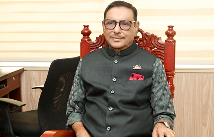 বিএনপি কুকি-চিন নিয়ে ইস্যু খুঁজছে বলে মন্তব্য করেছেন আওয়ামী লীগের সাধারণ সম্পাদক এবং সড়ক পরিবহন ও সেতুমন্ত্রী ওবায়দুল কাদের। ছবি: জাগো নিউজ