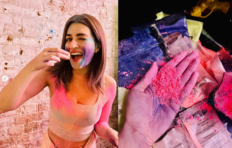 হোলির শুভেচ্ছা জানিয়ে পরমসুন্দরী খ্যাত অভিনেত্রী কৃতি শ্যানন তার ইনস্টাগ্রামে ছবি শেয়ার করেছেন। ক্যাপশনে লিখেছেন, ‘আমার ও আমার দলের পক্ষ থেকে হোলির শুভেচ্ছা’। ছবি: ইনস্টাগ্রাম