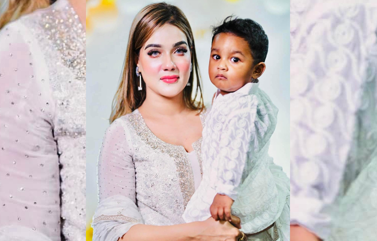 এর আগে মাহিয়া মাহি ছেলে ফারিশকে কোলে নিয়ে একটি ছবি শেয়ার করেন। আর ক্যাপশনে লিখেন, আজকে আমার সবচেয়ে খুশির দিন। শুভ জন্মদিন বাবা। ছবি: ফেসবুক