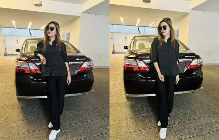 সামাজিক যোগাযোগ মাধ্যমে প্রায়ই দেখা যায় মাহির ভালো থাকার ঝলক। ছবি: মাহির ফেসবুক থেকে