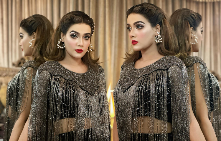 সম্প্রতি মাহি তার চুলের রঙে আর স্টাইলে এনেছেন নাটকীয় পরিবর্তন। আর তাতেই নায়িকা হয়ে উঠেছেন আরও মোহময়ী। ছবি: ফেসবুক