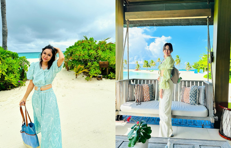 অভিনেত্রীর মালদ্বীপ ভ্রমণের ছবি। ছবি: ফেসবুক থেকে