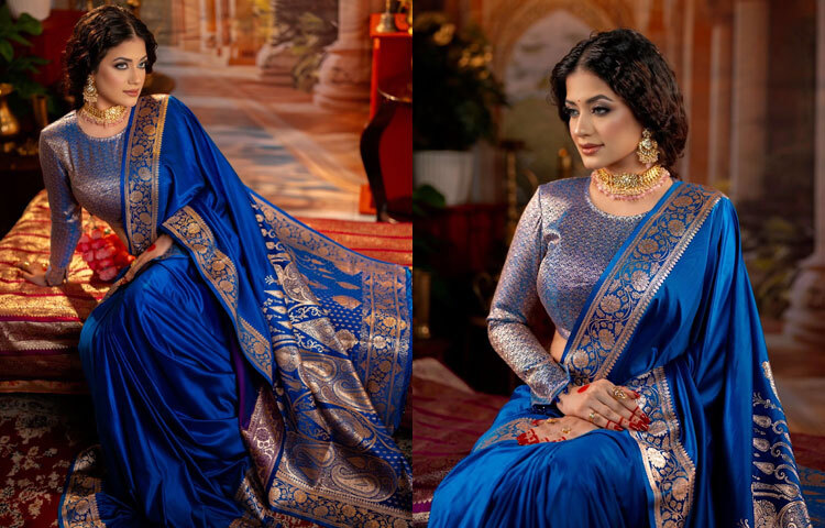 ক্যাপশনে লিখেছেন, ‘শুভ নবমী’।