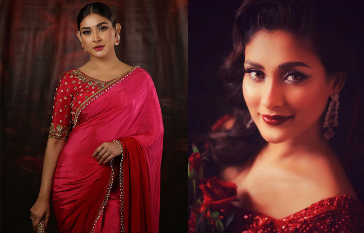 কখনো শাড়ি আবার কখনো পশ্চিমা পোশাক শুভ্রতা ছড়ান মেহজাবীন।