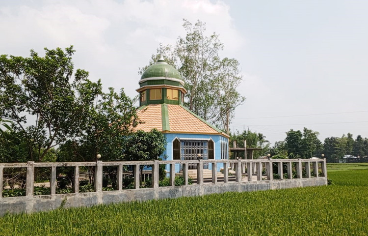 চারপাশে আছে ফসলি জমি। ধানের মৌসুমে সবুজ মাঠ সৌন্দর্যকে বাড়িয়ে তোলে। যা দেখলেই প্রাণ জুড়িয়ে যায়।