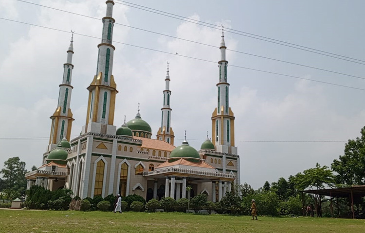 মসজিদের কাঠামো মার্বেল পাথর দিয়ে তৈরি। যা বিদেশ থেকে আনা হয়েছে। তুরস্কের আদলে তৈরি করা মসজিদটি দ্বিতলবিশিষ্ট ও সম্পূর্ণ কারুকার্যমণ্ডিত। তিন দরজাবিশিষ্ট মসজিদের ছাদের মাঝখানে আছে বড় একটি গম্বুজ। যার ভেতরের অংশেও আছে সুন্দর নকশার সমাহার। চারপাশে পিলারের ওপর নির্মিত সাতটি গম্বুজ ও চারটি বড় মিনার।