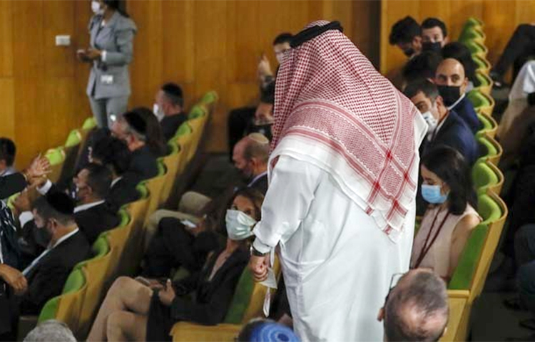 ইসরায়েলের সঙ্গে সুসম্পর্ক প্রতিষ্ঠা করতে আনুষ্ঠানিকভাবে ‘আব্রাহাম অ্যাকর্ড’ এ যোগ দিতে যাচ্ছে মধ্য এশিয়ার মুসলিম প্রধান দেশ কাজাখস্তান। বৃহস্পতিবার (৬ নভেম্বর) বিশ্বের বৃহত্তম স্থলবেষ্টিত দেশটির সরকার এই ঘোষণা দিয়েছে। ছবি: এএফপি