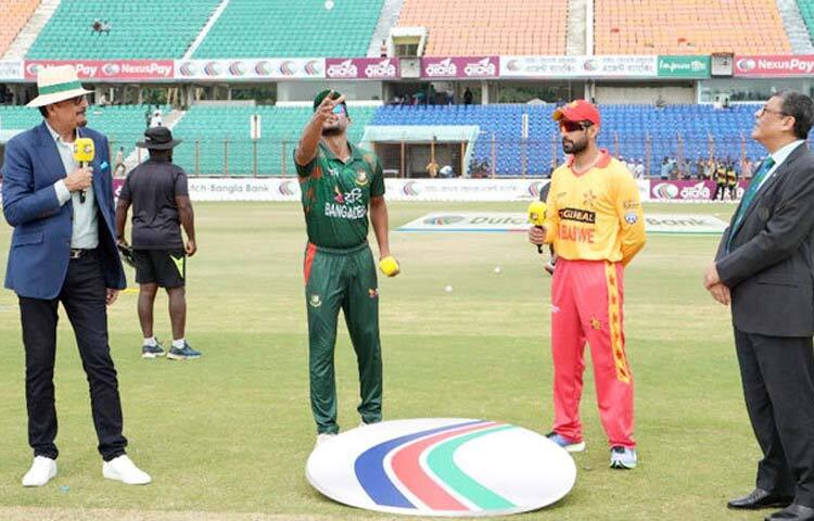 জিম্বাবুয়ের বিপক্ষে প্রথম তিন টি-টোয়েন্টি জিতে এরই মধ্যে পাঁচ ম্যাচের সিরিজ নিজেদের করে নিয়েছে বাংলাদেশ। টাইগারদের লক্ষ্য এখন হোয়াইটওয়াশ। সেই মিশনকে সামনে রেখে সিরিজের চতুর্থ টি-টোয়েন্টি খেলতে নেমেছে বাংলাদেশ। প্রথম তিন ম্যাচ চট্টগ্রামে হলেও এবার ঢাকায় হচ্ছে খেলা। ছবি: সংগৃহীত