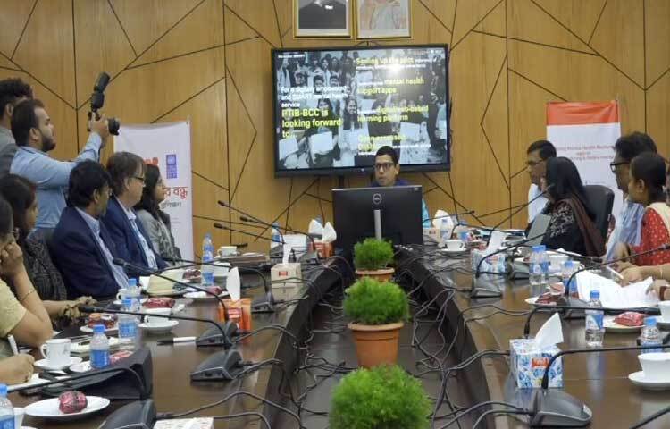 সচেতনতা বাড়াতে জাতীয় সংসদের ৩৫০ জন সংসদ সদস্যকে নিয়ে মানসিক স্বাস্থ্য বিষয়ে প্রশিক্ষণ কর্মশালা করা হবে বলে জানিয়েছেন ডাক, টেলিযোগাযোগ ও তথ্যপ্রযুক্তি প্রতিমন্ত্রী জুনাইদ আহমেদ পলক। ছবি: হাসান আদিব