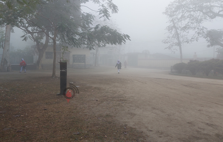 পঞ্চগড়ে আবারো মাঝারি শৈত্যপ্রবাহ শুরু হয়েছে। সকাল থেকে ঘনকুয়াশা আর উত্তরের হিমশীতল বাতাসে কনকনে শীতে জবুথবু জনজীবন। চলতি শীত মৌসুমে এ জেলার সর্বনিম্ন ৭ দশমিক ১ ডিগ্রি তাপমাত্রা রেকর্ড করেছে তেঁতুলিয়া আবহাওয়া অফিস। ছবি: সফিকুল আলম