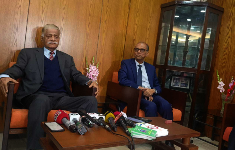 দায়িত্ব নিয়েই দুর্নীতির বিরুদ্ধে জিহাদ ঘোষণা করলেন নতুন পরিকল্পনামন্ত্রী মেজর জেনারেল (অব.) আব্দুস সালাম। ছবি: মফিজুল সাদিক