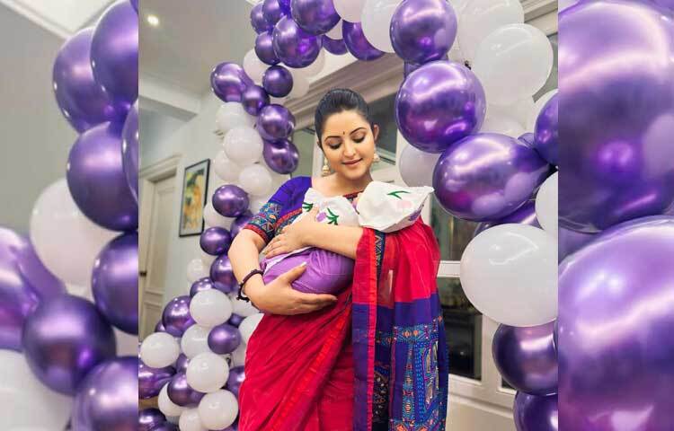 পরী তার মেয়ের বিশেষ এই দিনে সামাজিক যোগাযোগ মাধ্যমে শেয়ার করেছেন বেশকিছু ছবি। ছবি: পরীমণির ফেসবুক থেকে