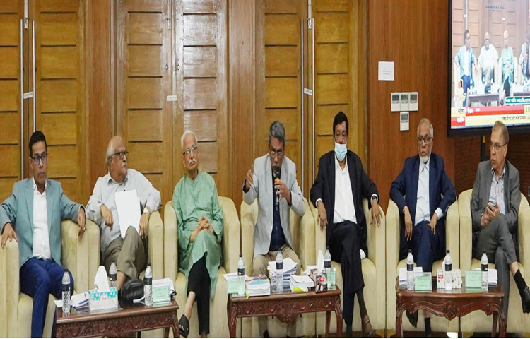 ঢাকায় ফরেন সার্ভিস একাডেমিতে জাতীয় ঐকমত্য কমিশনের সঙ্গে বিভিন্ন রাজনৈতিক দলের দ্বিতীয় পর্যায়ের ১৫তম দিনের আলোচনা অনুষ্ঠিত হয়। এসময় কমিশনের সহ-সভাপতি অধ্যাপক আলী রীয়াজ উপস্থিত ছিলেন। ছবি: পিআইডি