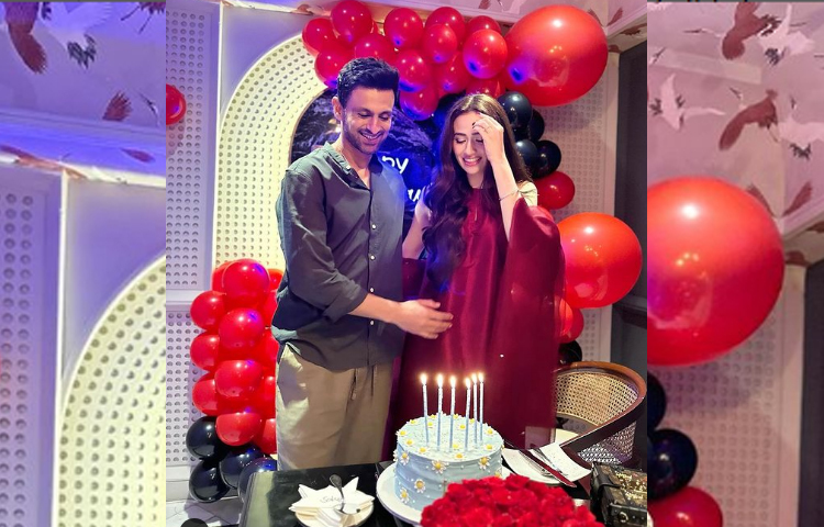 সানা জাভেদ তার শেয়ার করা ছবির ক্যাপশনে লিখেছেন, ‘শুধুমাত্র আমরা দুজনে। একটা সুন্দর জন্মদিনের জন্য তোমায় অনেক ভালোবাসা বর’। ছবি: ইনস্টাগ্রাম