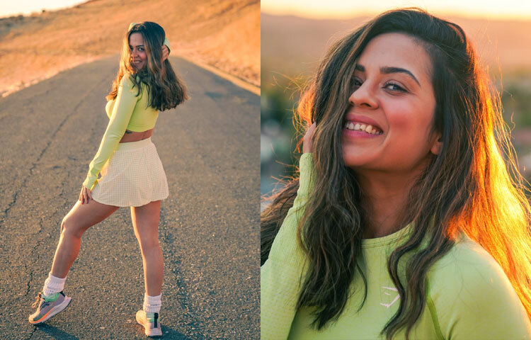 শর্ট ড্রেস, ট্রেন্ডি জাম্পস্যুট কিংবা গাউন-যেকোনো পোশাকে আত্মবিশ্বাসী ভঙ্গি তার বিশেষত্ব।