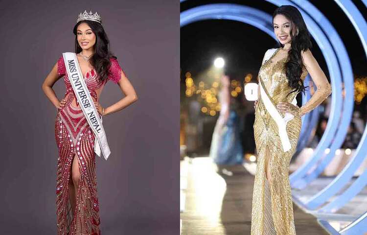 নেপাল: নেপালের পাহাড়ি সৌন্দর্য যেন নিজের ভেতরেই বয়ে আনেন সানিয়া অধিকারী।