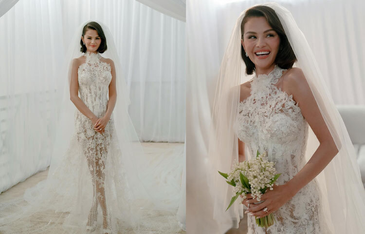 সেলেনা গোমেজ ইনস্টাগ্রামে তাদের বিয়ের দিনের ছবি ও ভিডিও শেয়ার করে শুধু লিখেছেন, ‘৯.২৭.২০২৫’।