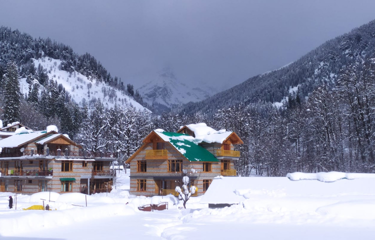 সোলাং ভ্যালির স্থানীয় নাম ‘সোলাং নালা’, ‘স্নো পয়েন্ট’। ‘সোলাং’ শব্দের অর্থ কাছাকাছির কোনও গ্রাম। ‘সোলাং নালা’ অর্থ বয়ে চলা নালার কাছাকাছি গ্রাম। ছবি: সাইফুল উদ্দিন