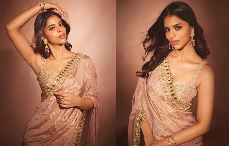 সুহানা শুধু পোশাকে নয়, তার হাবভাব, দৃষ্টিভঙ্গি এবং শরীরী ভাষাতেও ফ্যাশনের এক নির্ভরযোগ্য স্টেটমেন্ট তৈরি করেছেন।