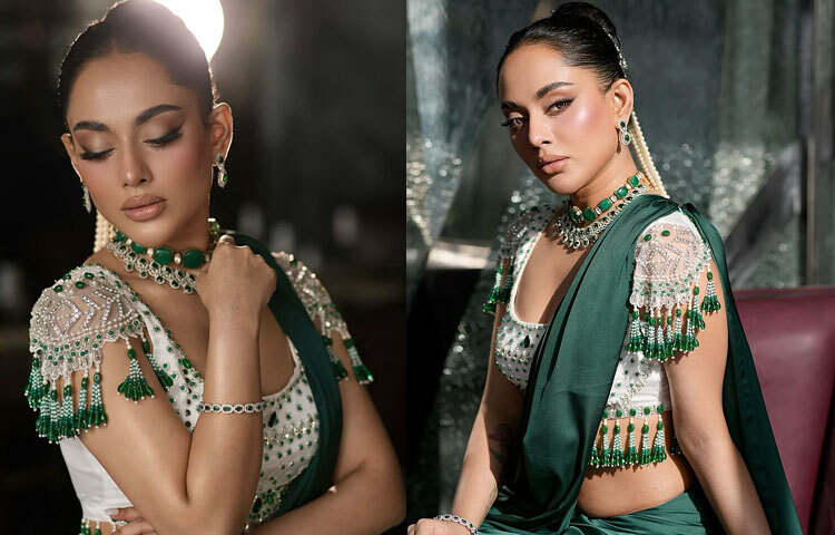 তমা মির্জার সাম্প্রতিক এই ফ্যাশন স্টেটমেন্ট যেন আবারও প্রমাণ করে-তিনি শুধু অভিনেত্রী নন, বরং ট্রেন্ডসেটার ফ্যাশন আইকন হিসেবেও তার অবস্থান দৃঢ়।