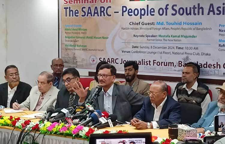 প্রতিবেশী রাষ্ট্র ভারতের সঙ্গে চলমান সম্পর্কে অচলাবস্থা নিরসনের আশা করছেন পররাষ্ট্র উপদেষ্টা মো. তৌহিদ হোসেন। ছবি: নাহিদ সাব্বির