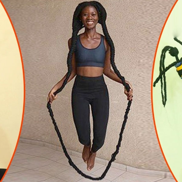 নিজের চুল দিয়ে দড়ি লাফ খেলে রেকর্ড ভাঙলেন তরুণী | ২১ অক্টোবর ২০২১