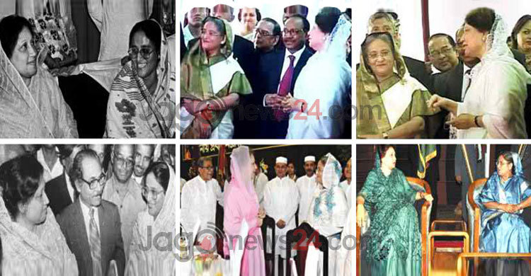 হাসিনা খালেদার কয়েকটি দুর্লভ ছবি