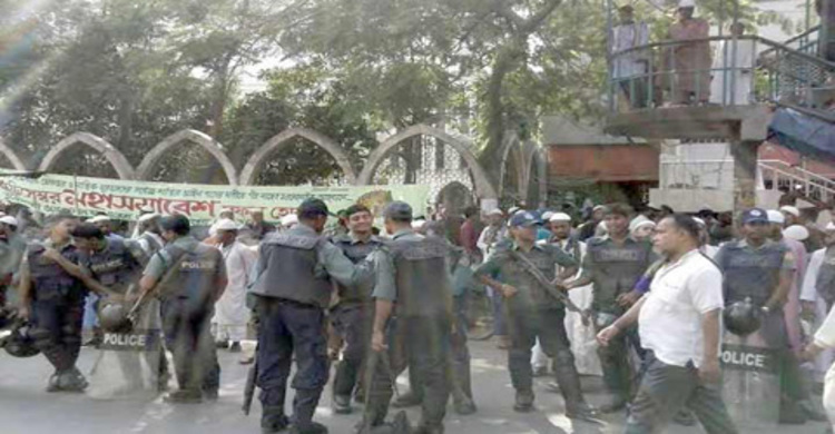 বায়তুল মোকাররম এলাকায় নিরাপত্তা জোরদার