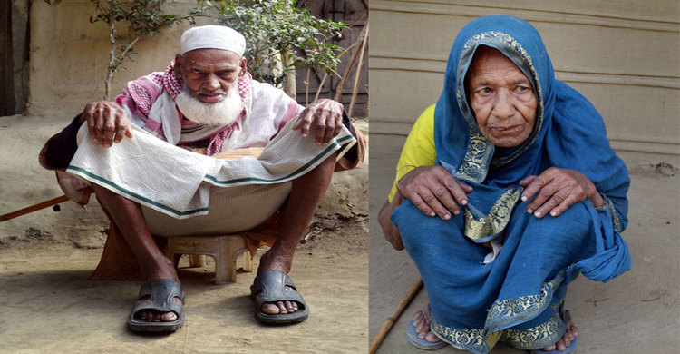 স্ত্রীকে নিয়ে না খেয়ে থাকছেন ১১৫ বছরের ওসমান আলী