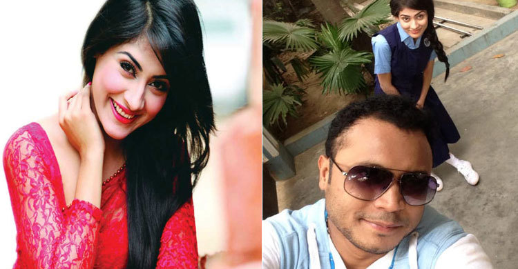 স্কুল ড্রেসে মেহজাবিন