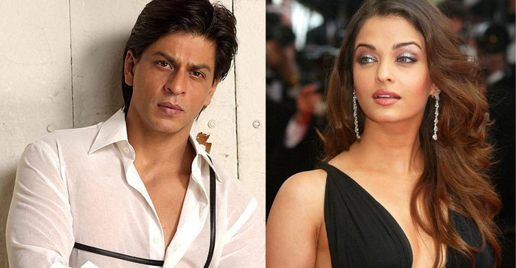 একই গাড়িতে শাহরুখ-ঐশ্বর্য