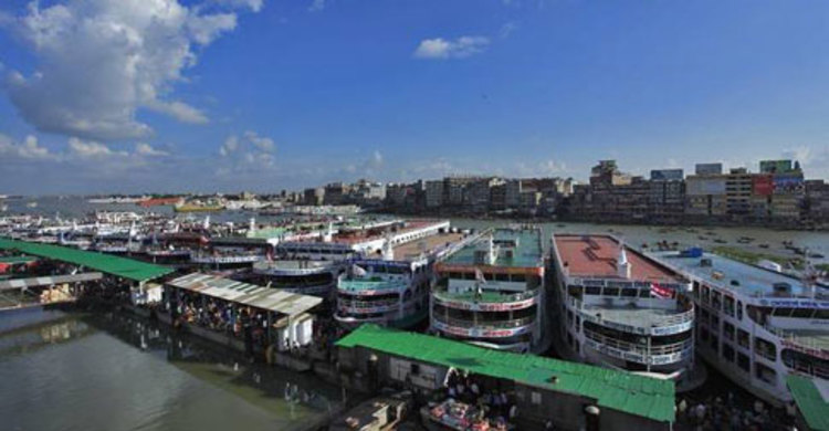 ধর্মঘটে অচল খুলনা লঞ্চঘাট