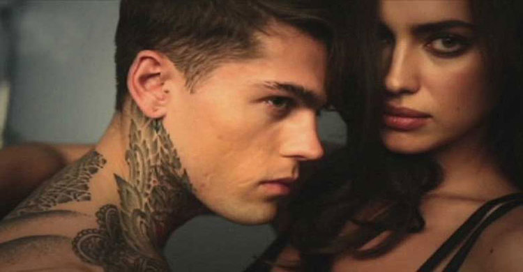 In the arms of a renown male model Ronaldo`s girlfriend 