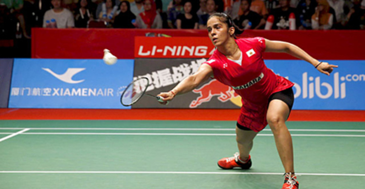Saina goes down to Marin in final