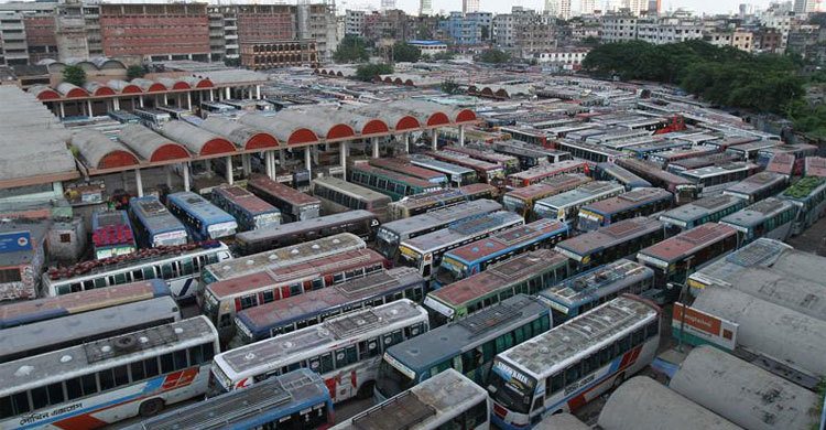 রাত ৯টার পর যাত্রীবাহী বাস বন্ধ