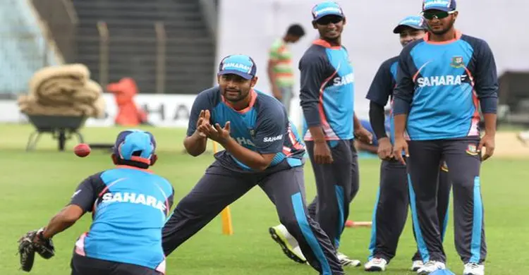 অনুশীলনে টাইগাররা