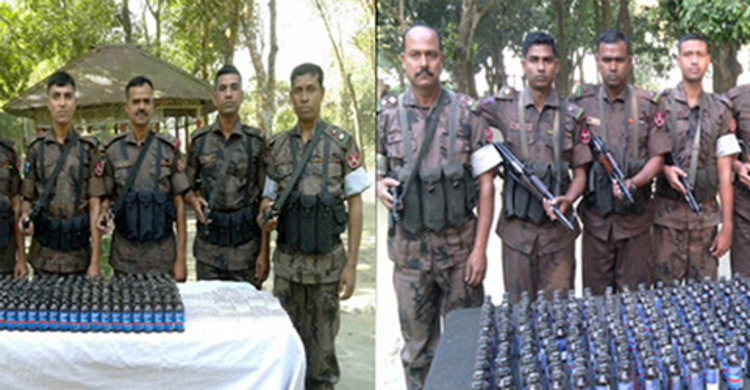 ঠাকুরগাঁও সীমান্তে বিপুল পরিমাণ মাদকদ্রব্য উদ্ধার 