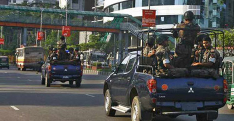 রাজধানীতে বিজিবি মোতায়েন