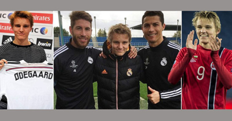 রিয়ালের জার্সি গায়ে ওদেগার্দ