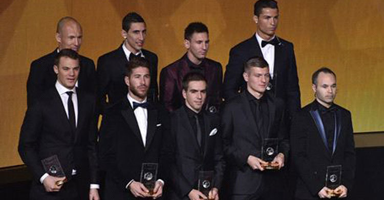 ফিফার সেরা একাদশ ঘোষণা