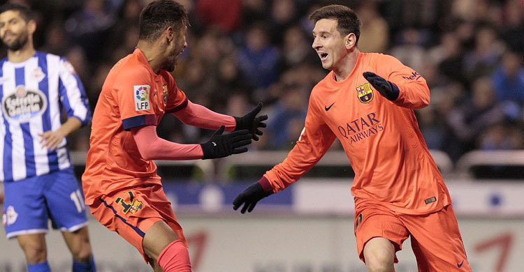 মেসির হ্যাট্রিক: বার্সার সহজ জয়