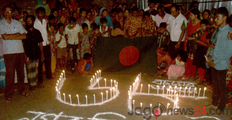 ৬৮ বছর পতাকা পেল নীলফামারীর ছিটবাসী