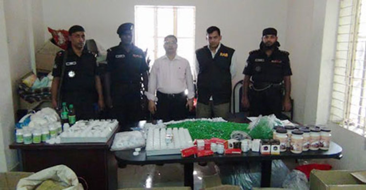 বনানীতে বিপুল ভেজাল ওষুধ জব্দ 