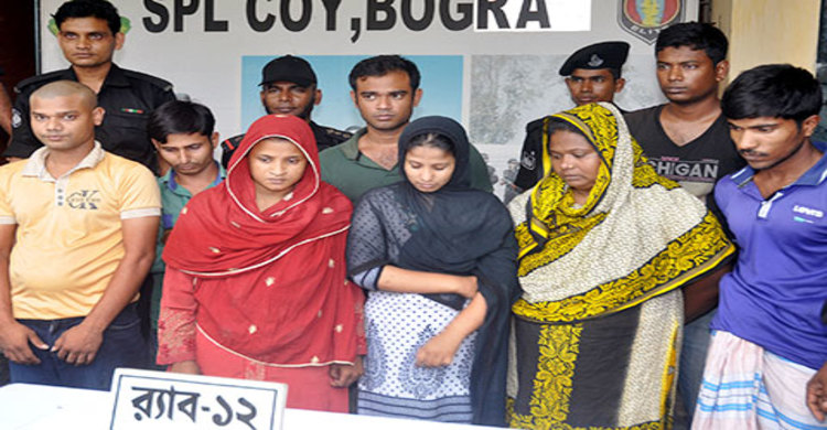 প্রতারণা ও অপহরণ অভিযোগে গ্রেফতার ৮ 