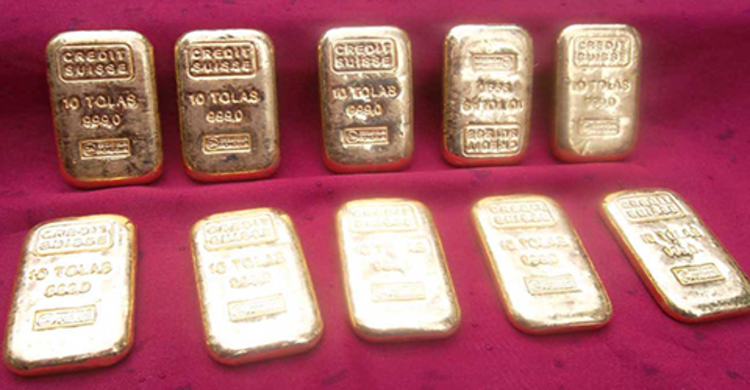 সীমান্তের ওপারে ১০টি স্বর্ণের বারসহ আটক ১