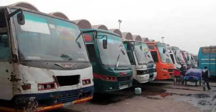 ঢাকা থেকে বরিশাল ও খুলনা বিভাগের বাস বন্ধ