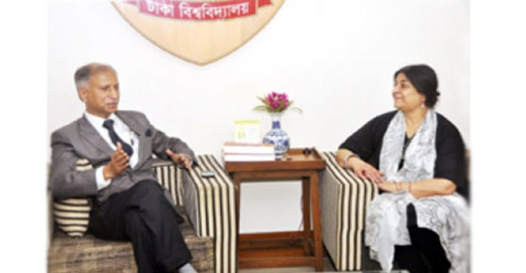 ঢাবি উপাচার্যের সঙ্গে নেদারল্যান্ডসের অধ্যাপকের সাক্ষাৎ