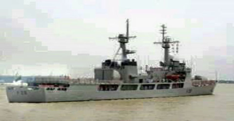 কাতারের উদ্দেশে বাংলাদেশের যুদ্ধজাহাজ 