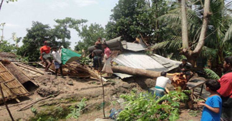 কুষ্টিয়ায় কালবৈশাখী ঝড়ে নিহত ২ (ভিডিও)